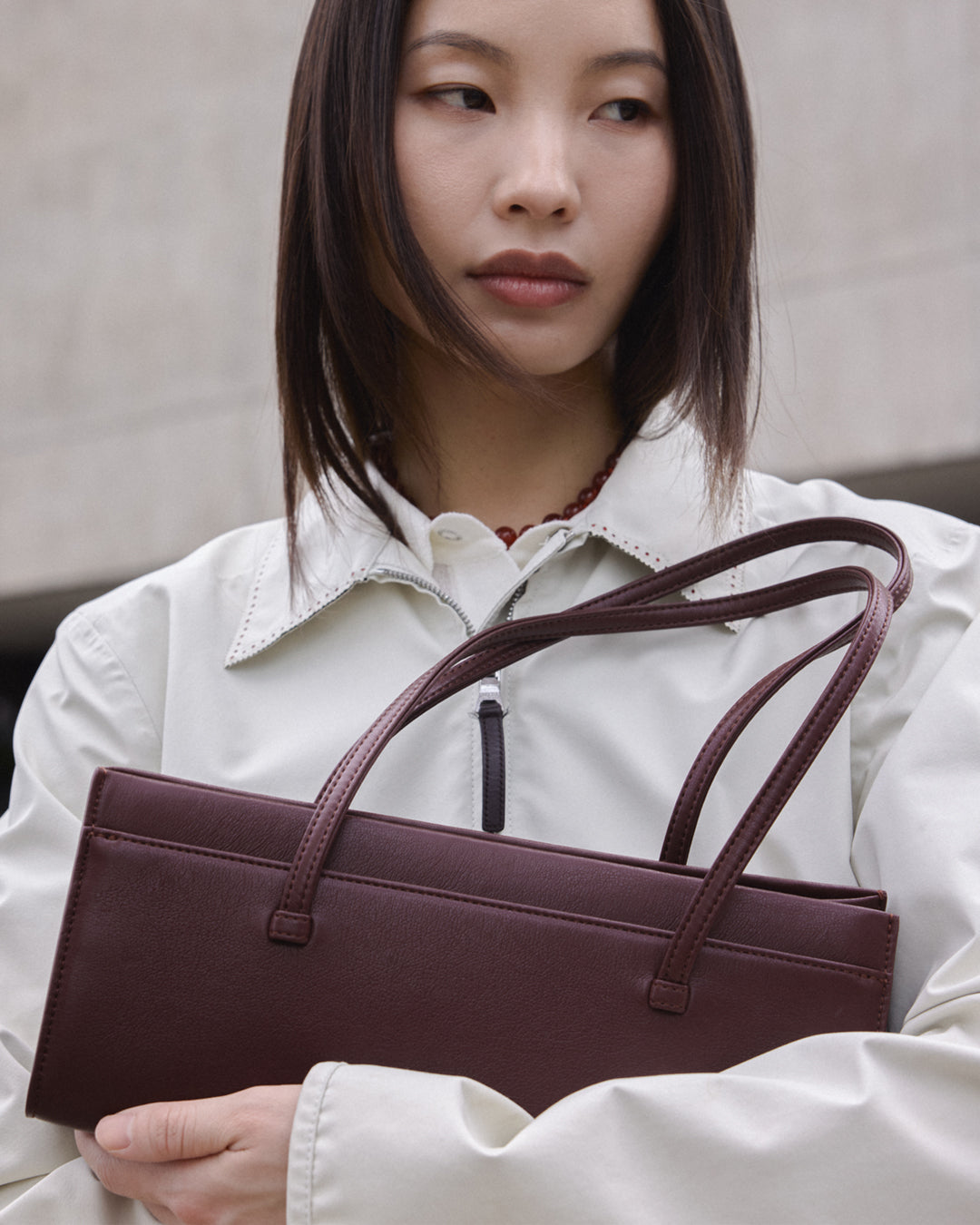 Belle Handbag in Bordeaux - Preorder