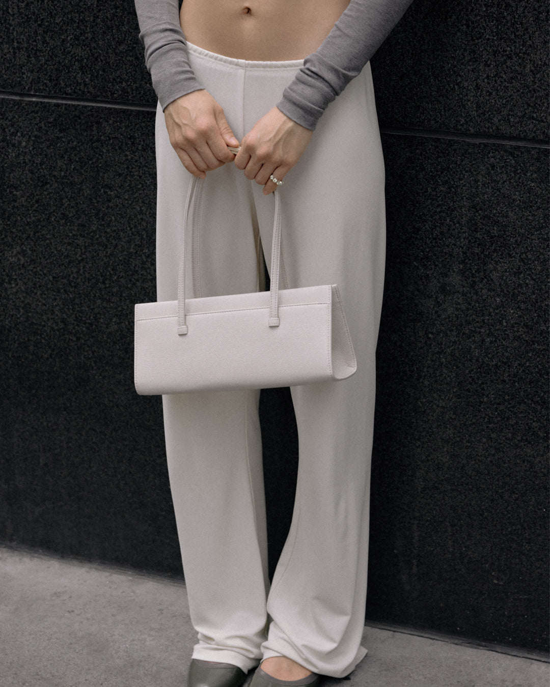 Belle Handbag in Eggshell