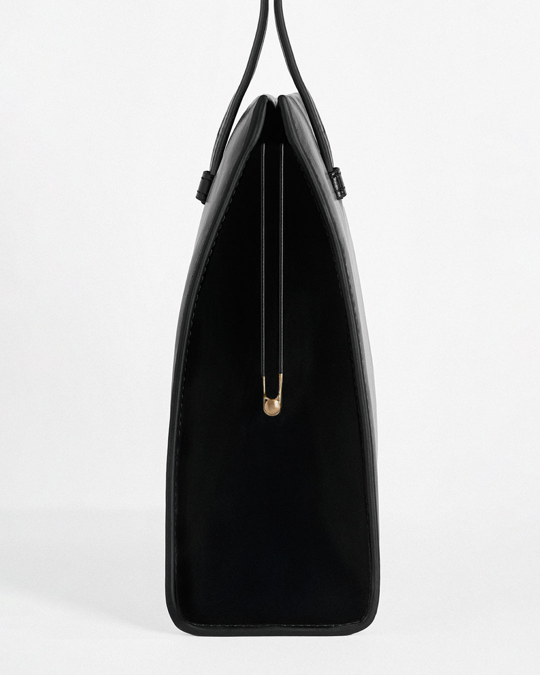 Lily Handbag in Black Gloss Leather