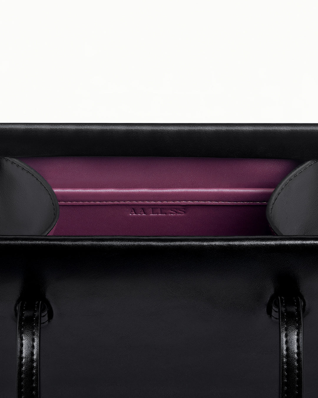 Lily Handbag in Black Gloss Leather