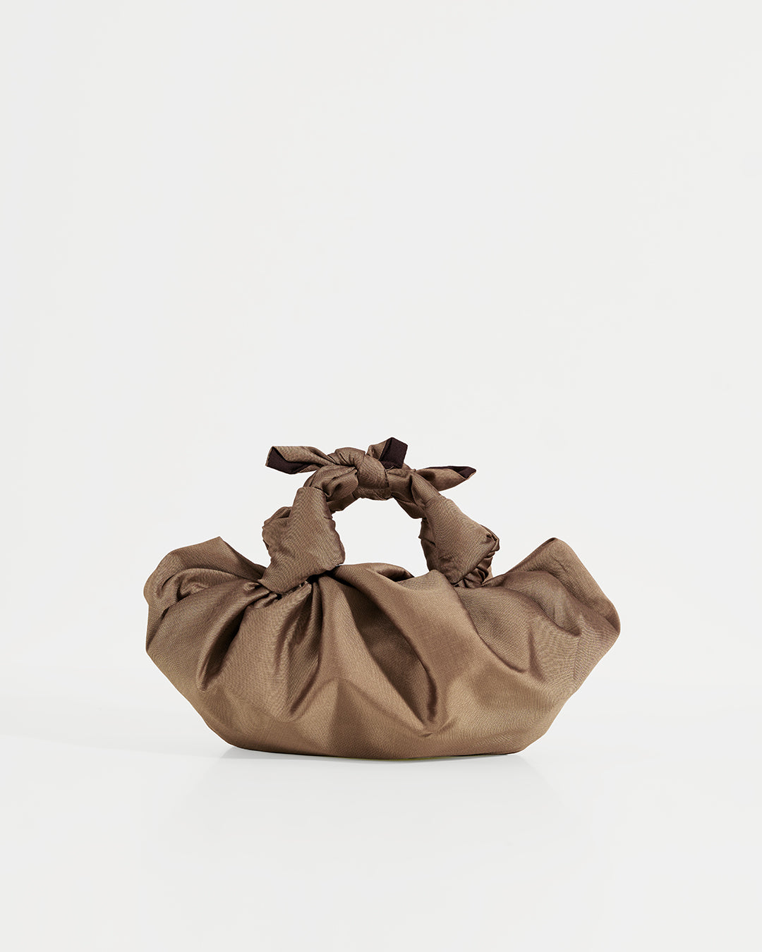 Vast Silk Knotted Bag in Earthy Bronze – AALLSS